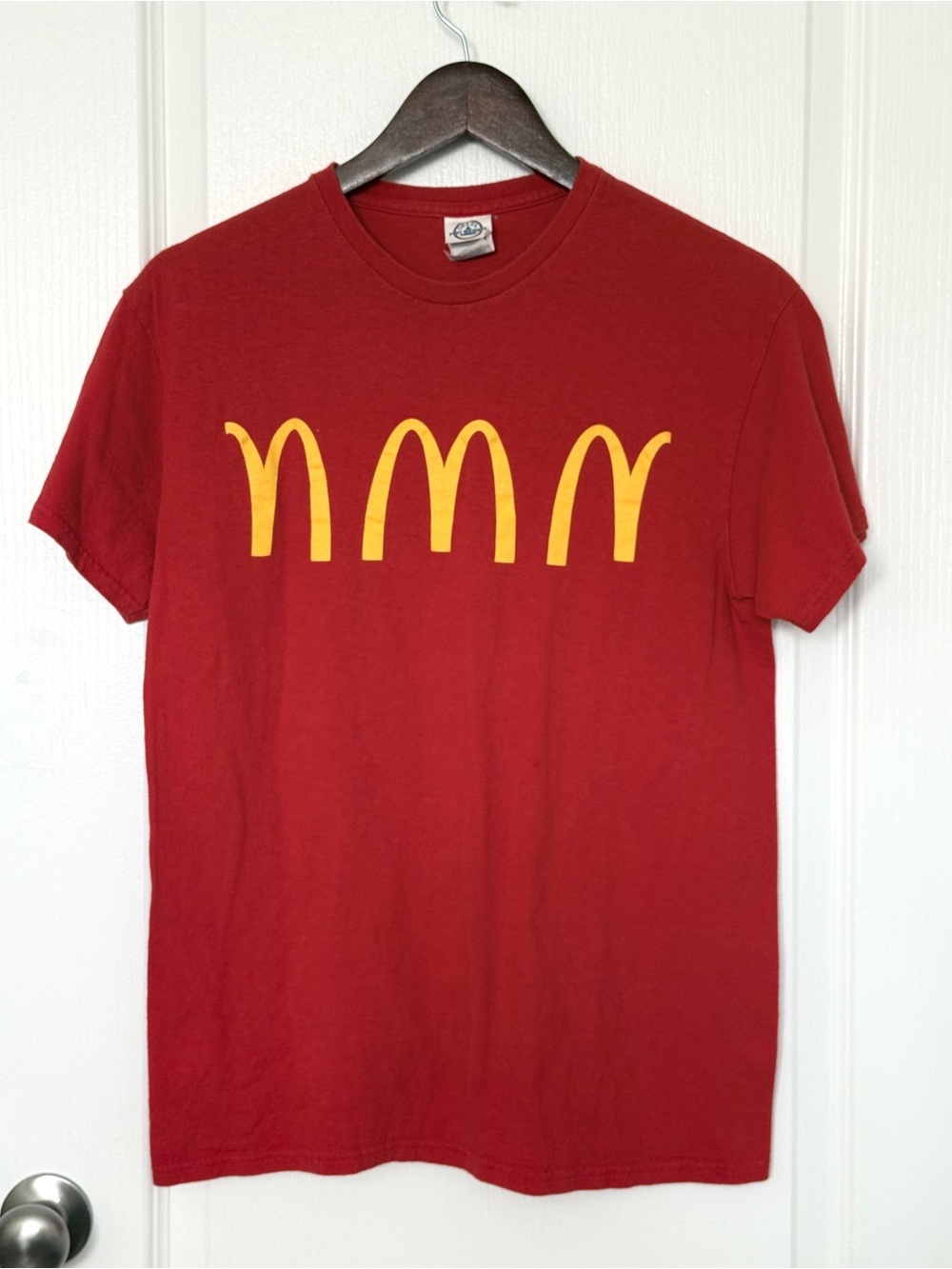McDonald's Red Arches Repeat Graphic T-shirt Adult Size M